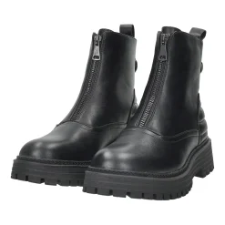 Anfibi con zip frontale.Tacco alto 4cm