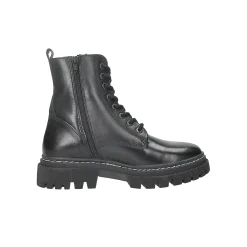 Anfibi in vera pelle. Fondo alto 4cm