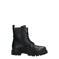 Anfibi in vera pelle.Tacco alto 3cm