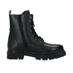 Anfibi in vera pelle.Tacco alto 3cm