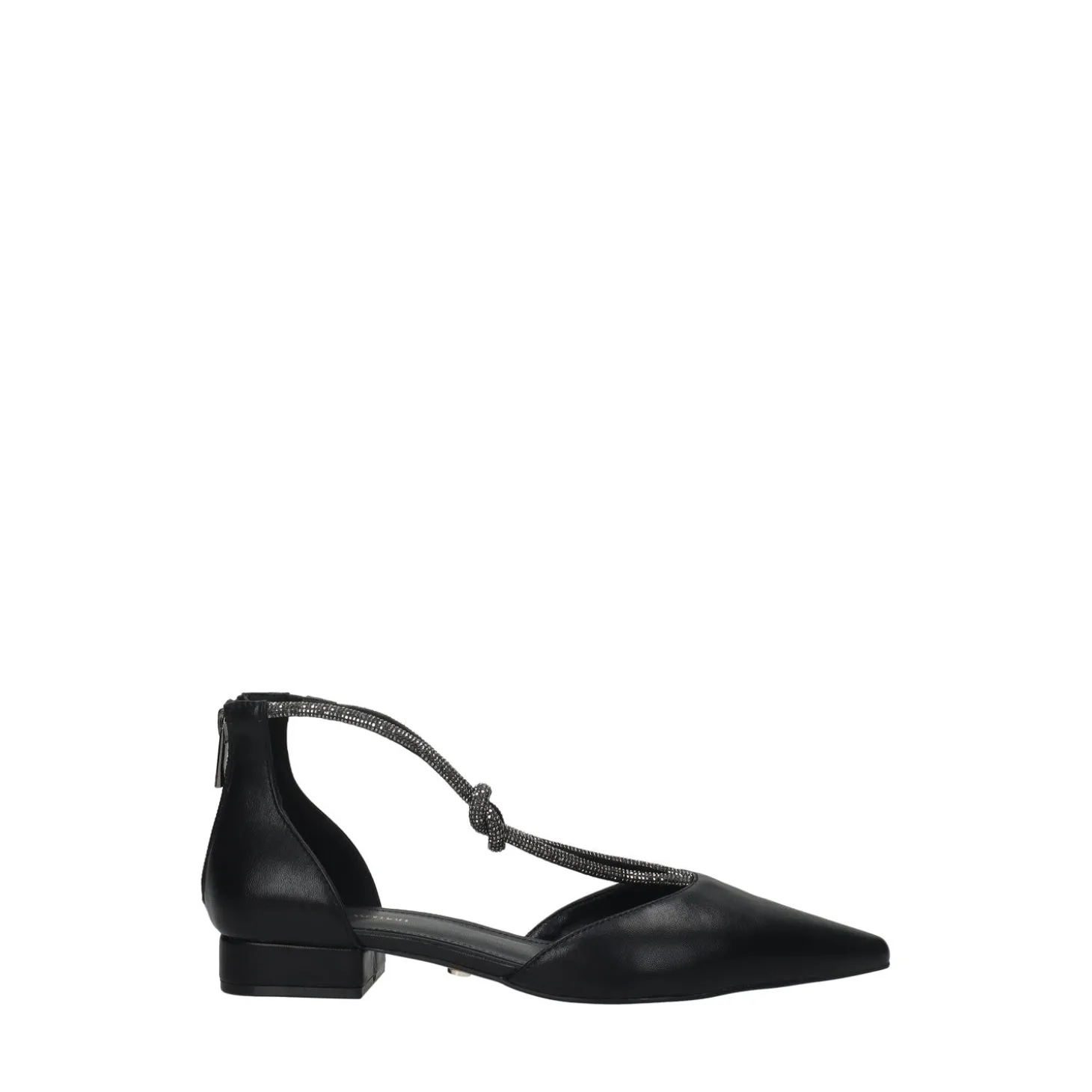 Ballerine con listino intrecciato