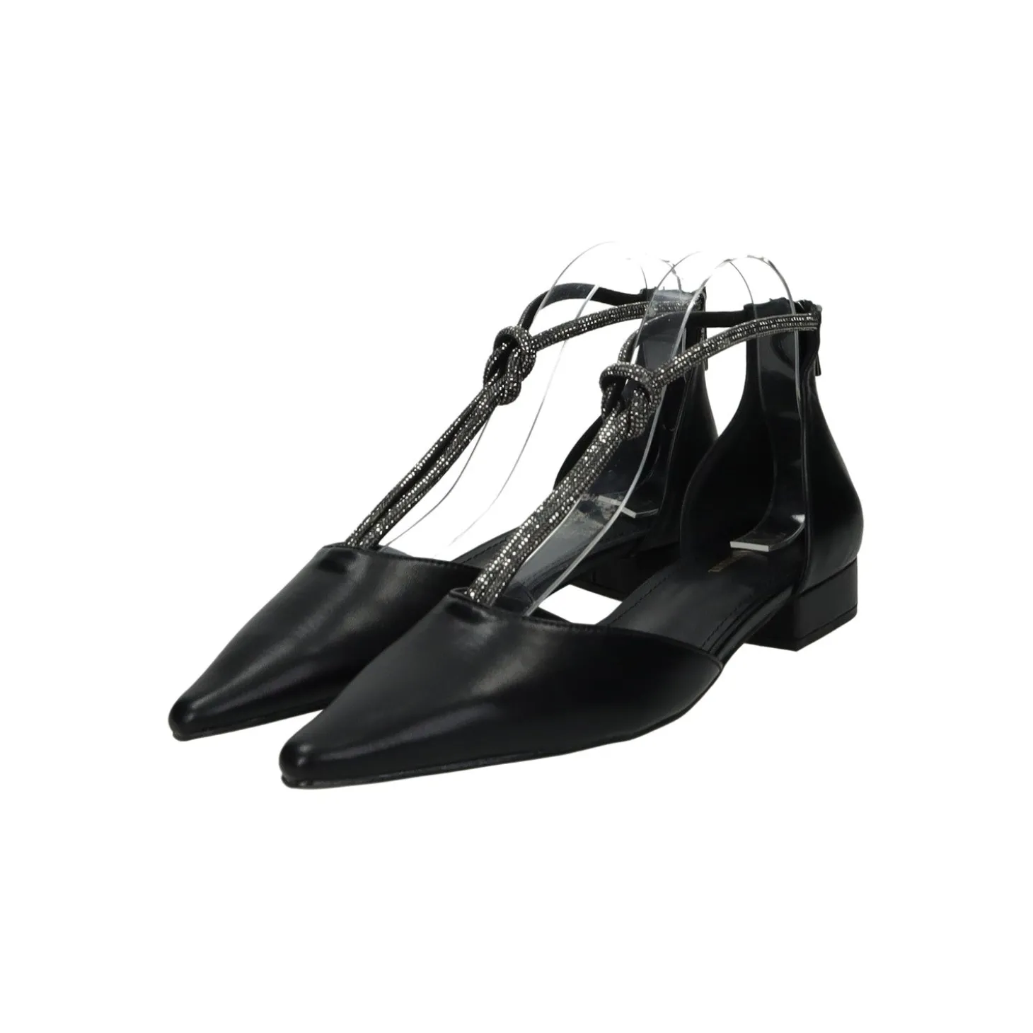 Ballerine con listino intrecciato