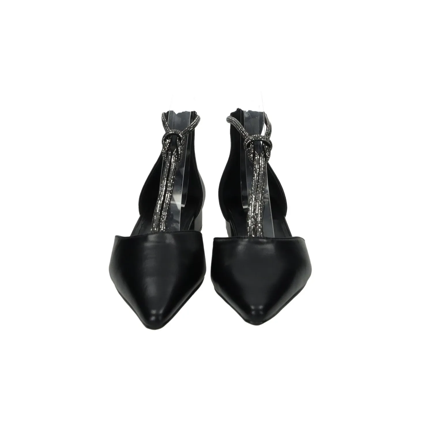 Ballerine con listino intrecciato