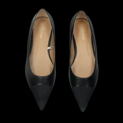 Ballerine con punta in tessuto