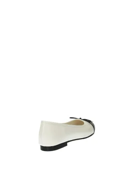 Ballerine con puntina a contrasto
