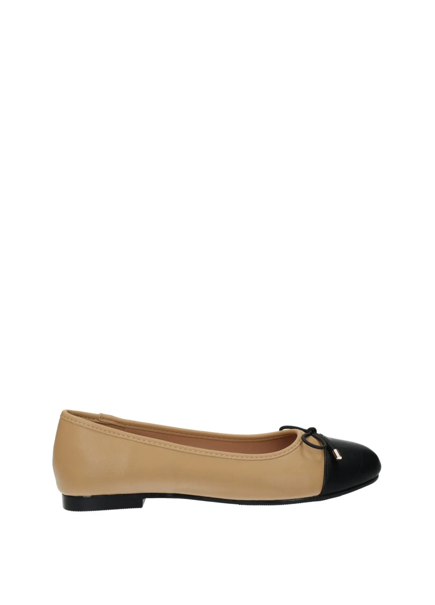 Ballerine con puntina a contrasto