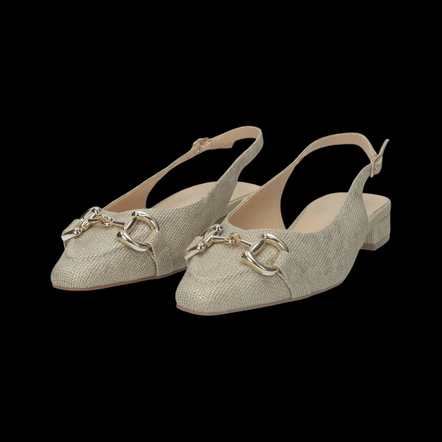 Ballerine slingback con cinturino in fibbia