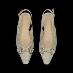 Ballerine slingback con cinturino in fibbia