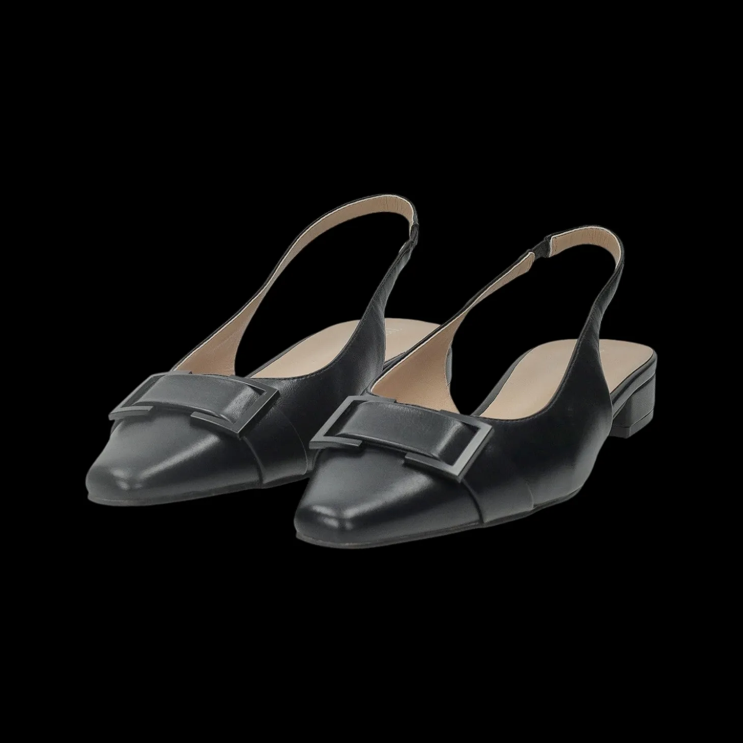 Ballerine slingback con cinturino in fibbia
