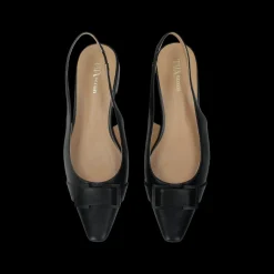 Ballerine slingback con cinturino in fibbia
