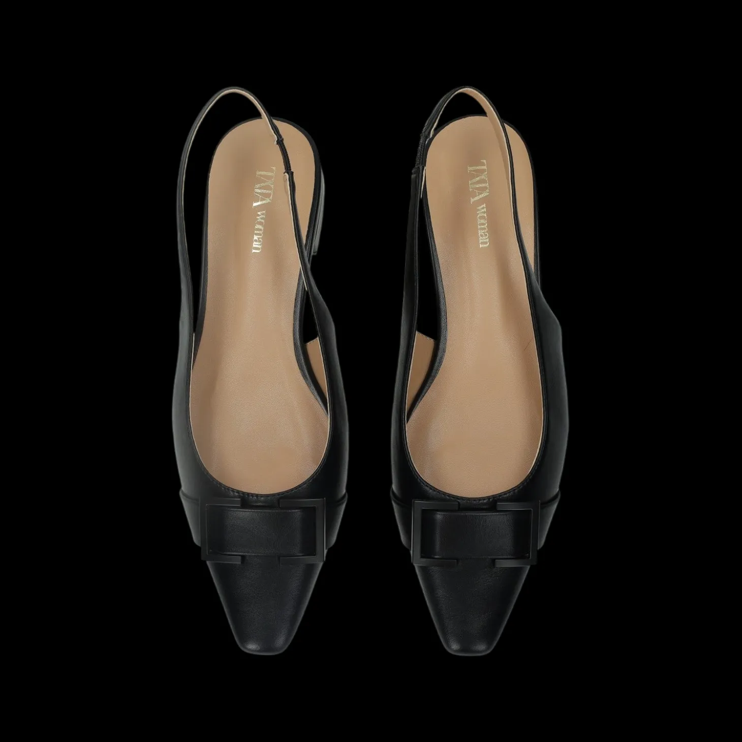 Ballerine slingback con cinturino in fibbia