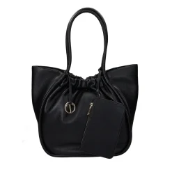 Borsa a spalla arricciata