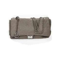 Borsa a spalla con patta e chiusura