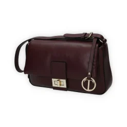 Borsa a tracolla con patta e chiusura