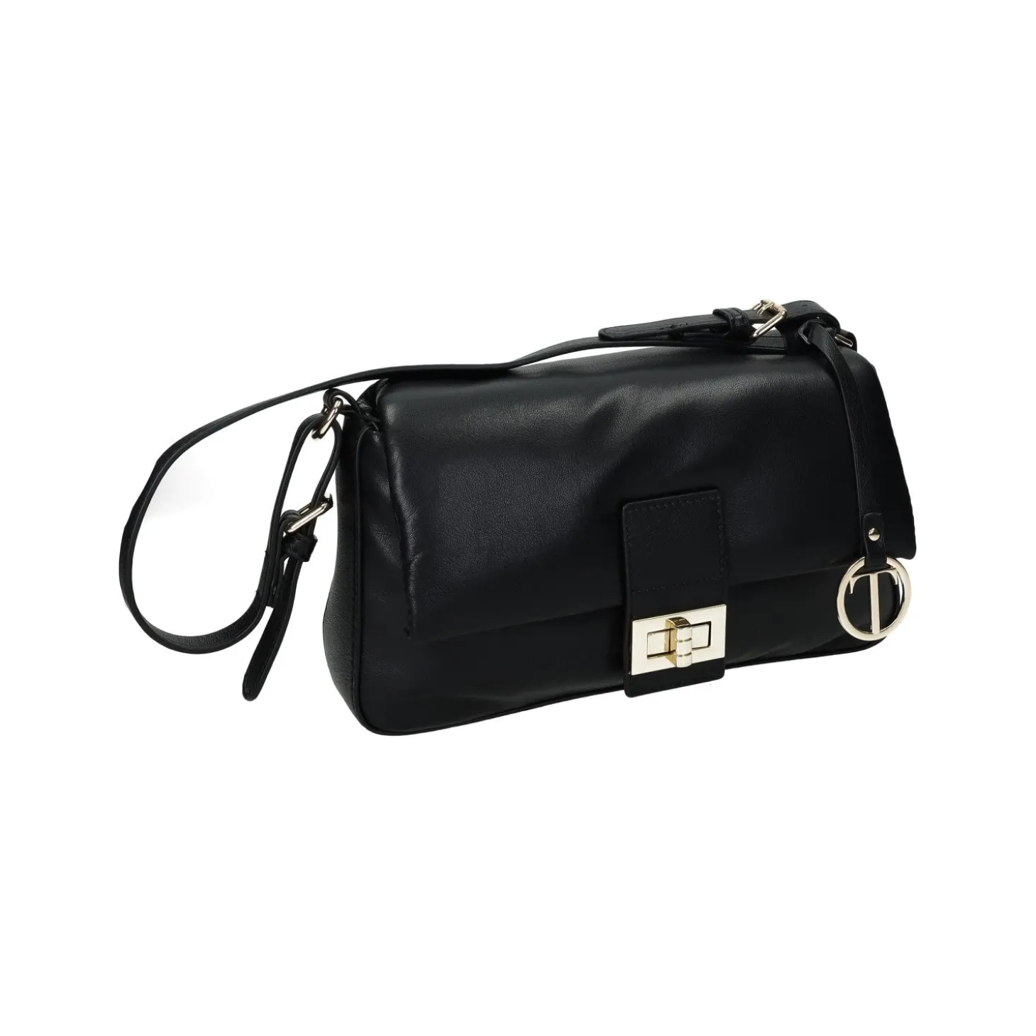 Borsa a tracolla con patta e chiusura