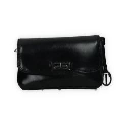 Borsa a tracolla con patta e chiusura