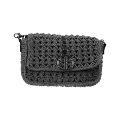 Borsa a tracolla lavorata a maglia