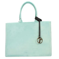 Borsa pied-de-poule beige e marrone