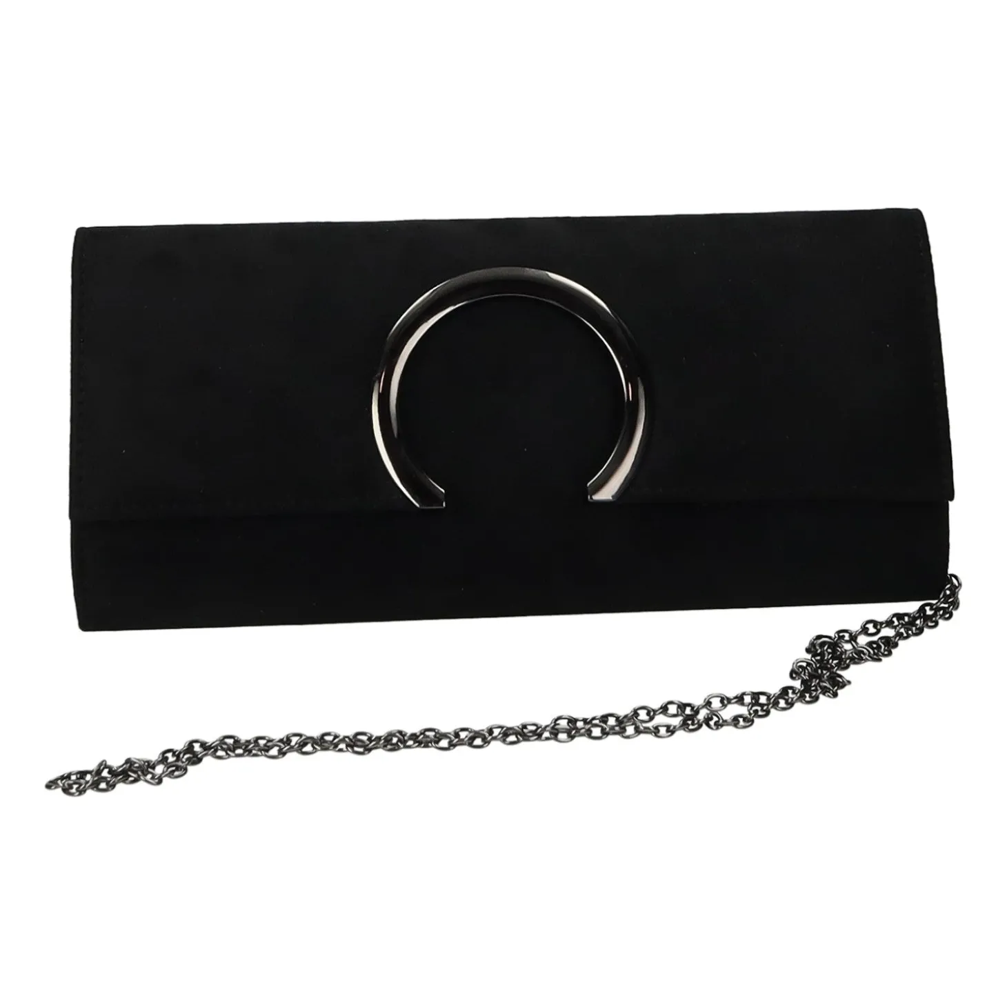 Borsa pochette con catena