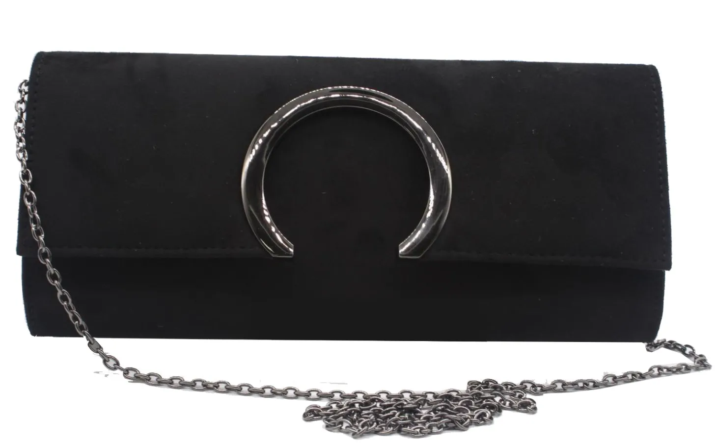 Borsa pochette con catena