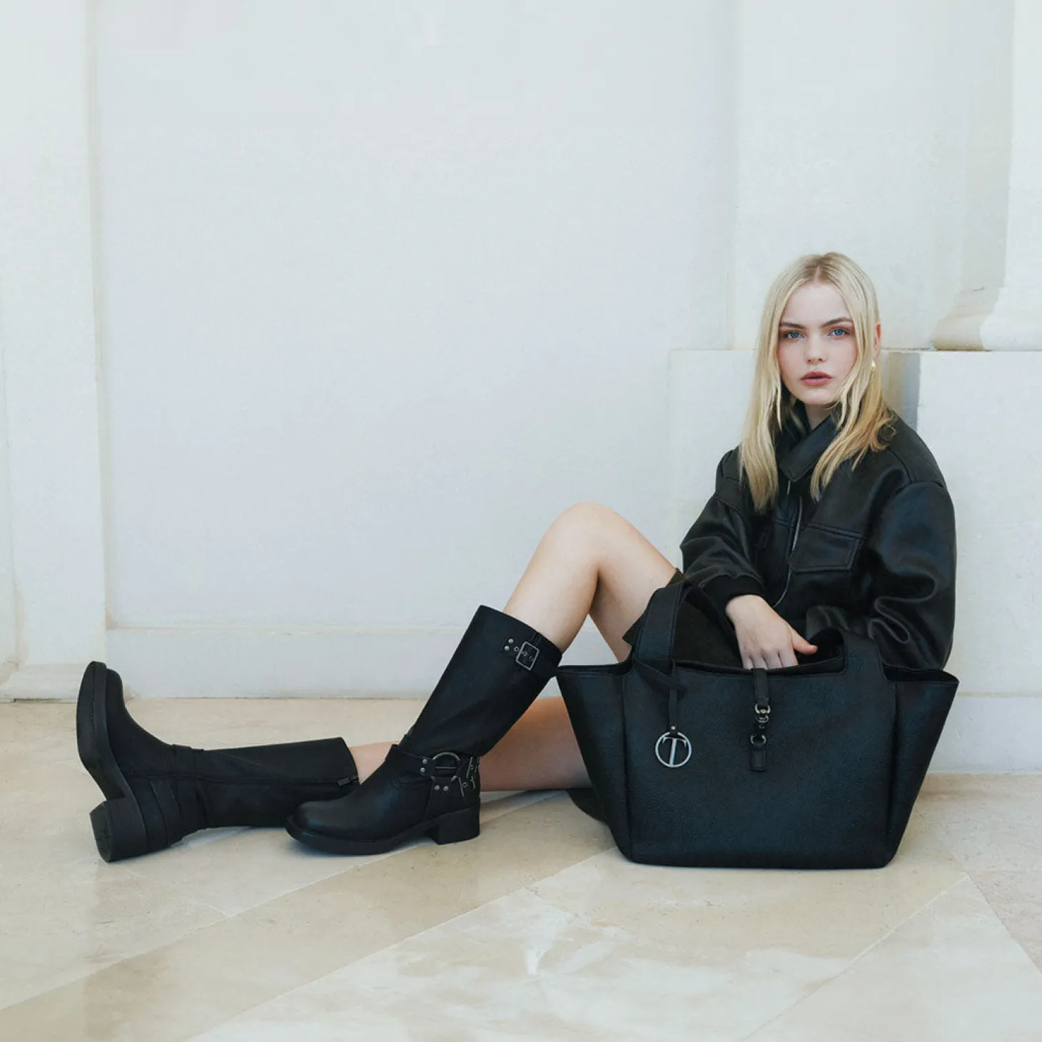 Borsa Shopper con chiusura