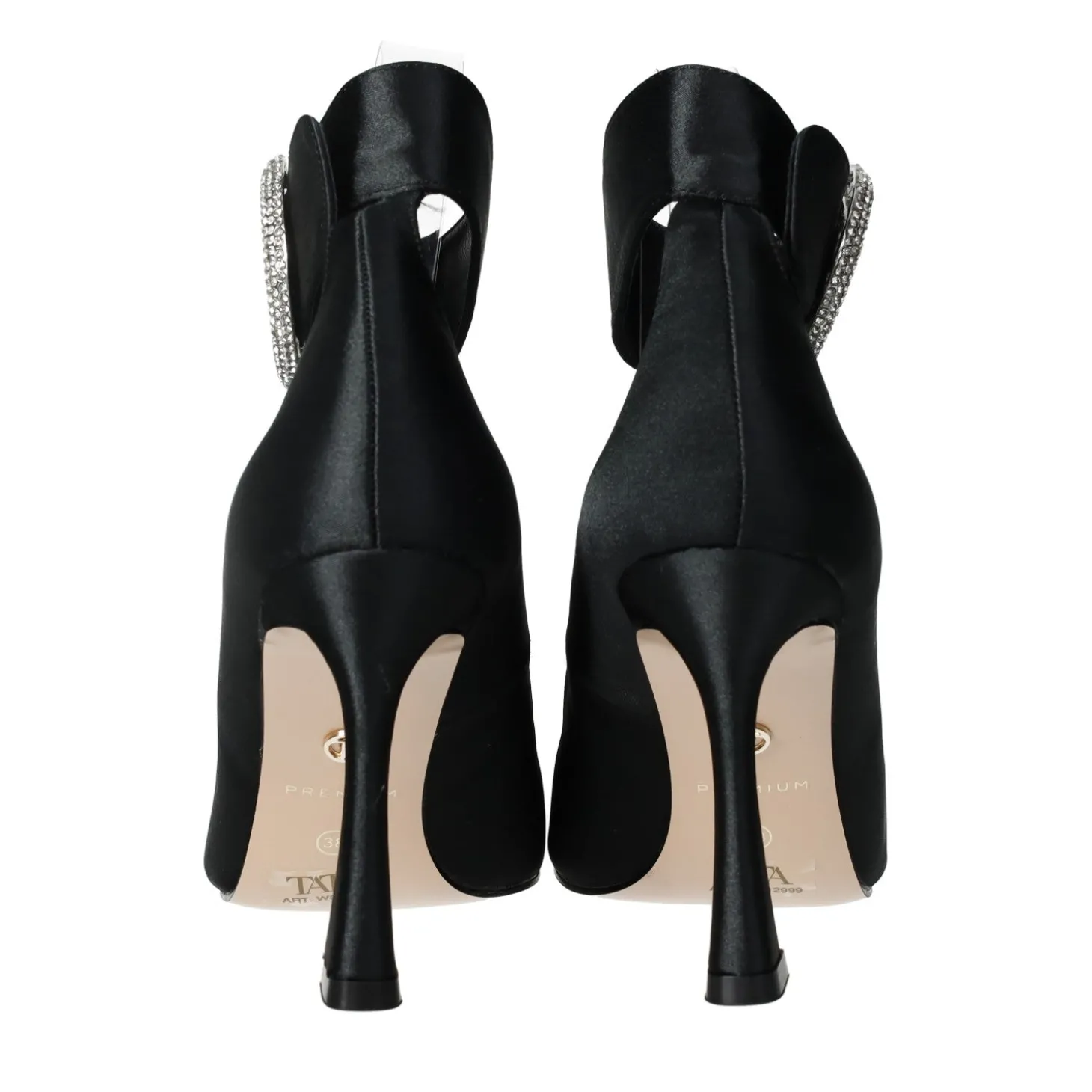 Décolleté con fibbia in giiello.Tacco alto 10cm