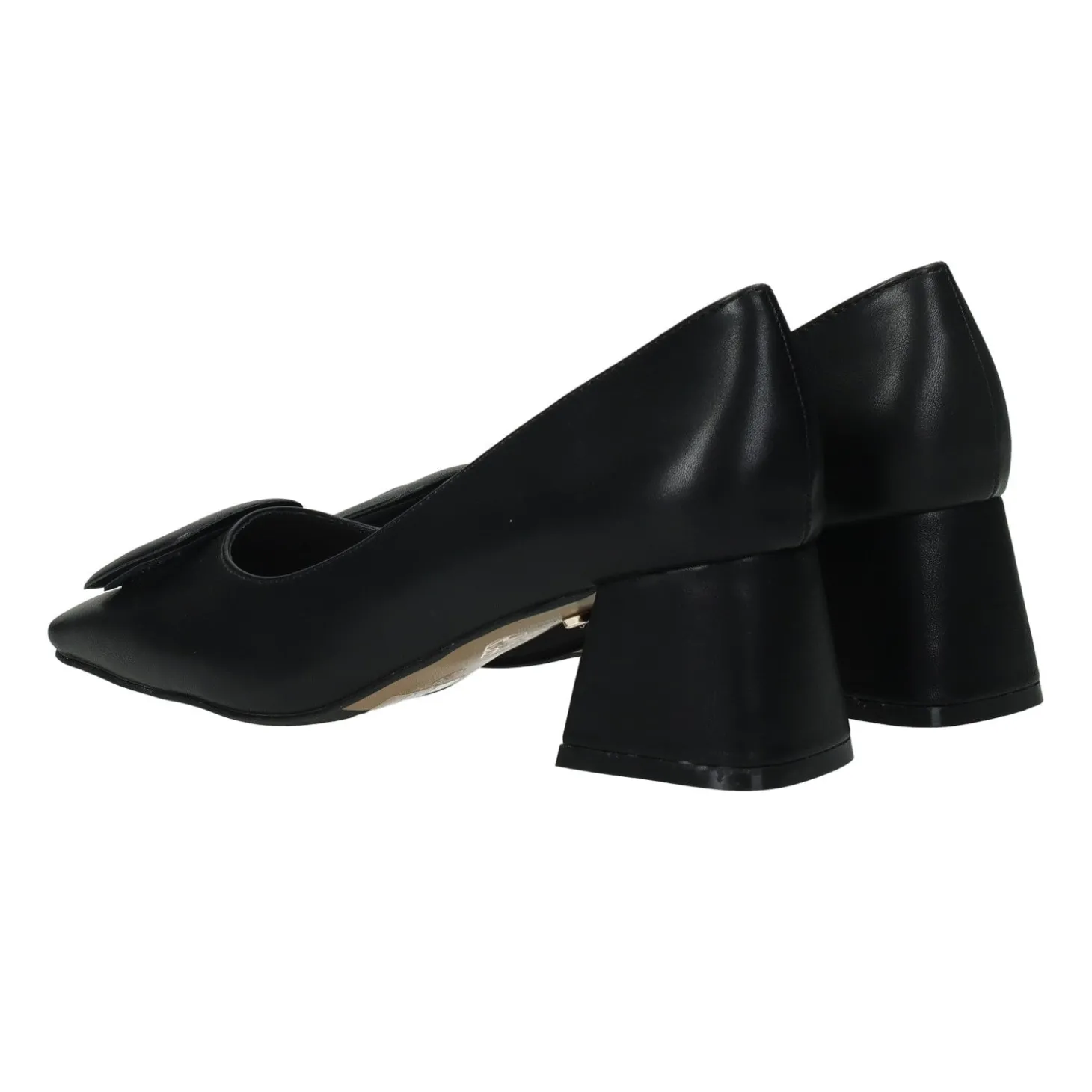 Décolleté con fibbia.Tacco alto 5cm