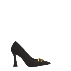 Décolleté con morsetto. Tacco alto 9.50cm