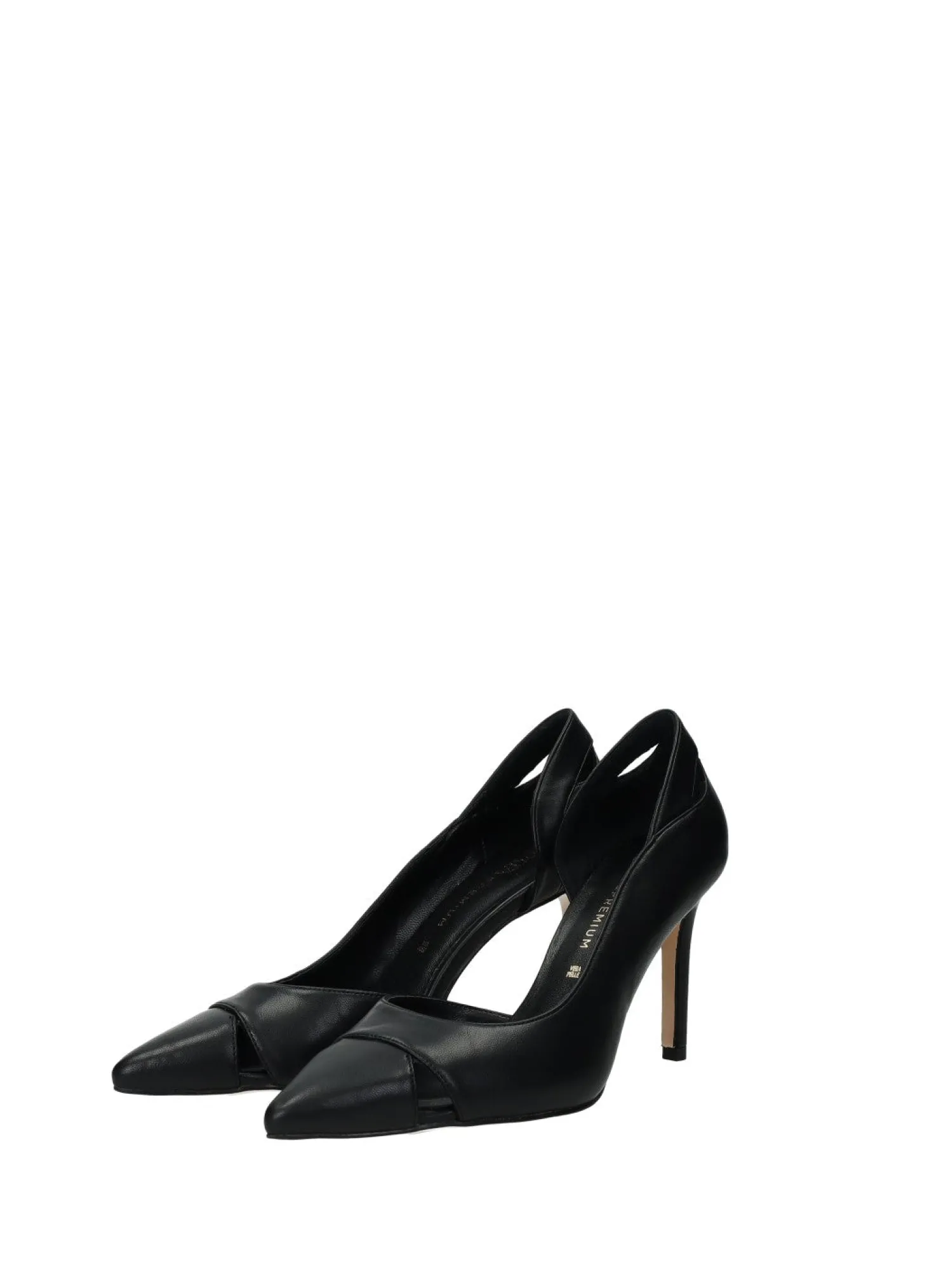 Décolleté con punta a contrasto