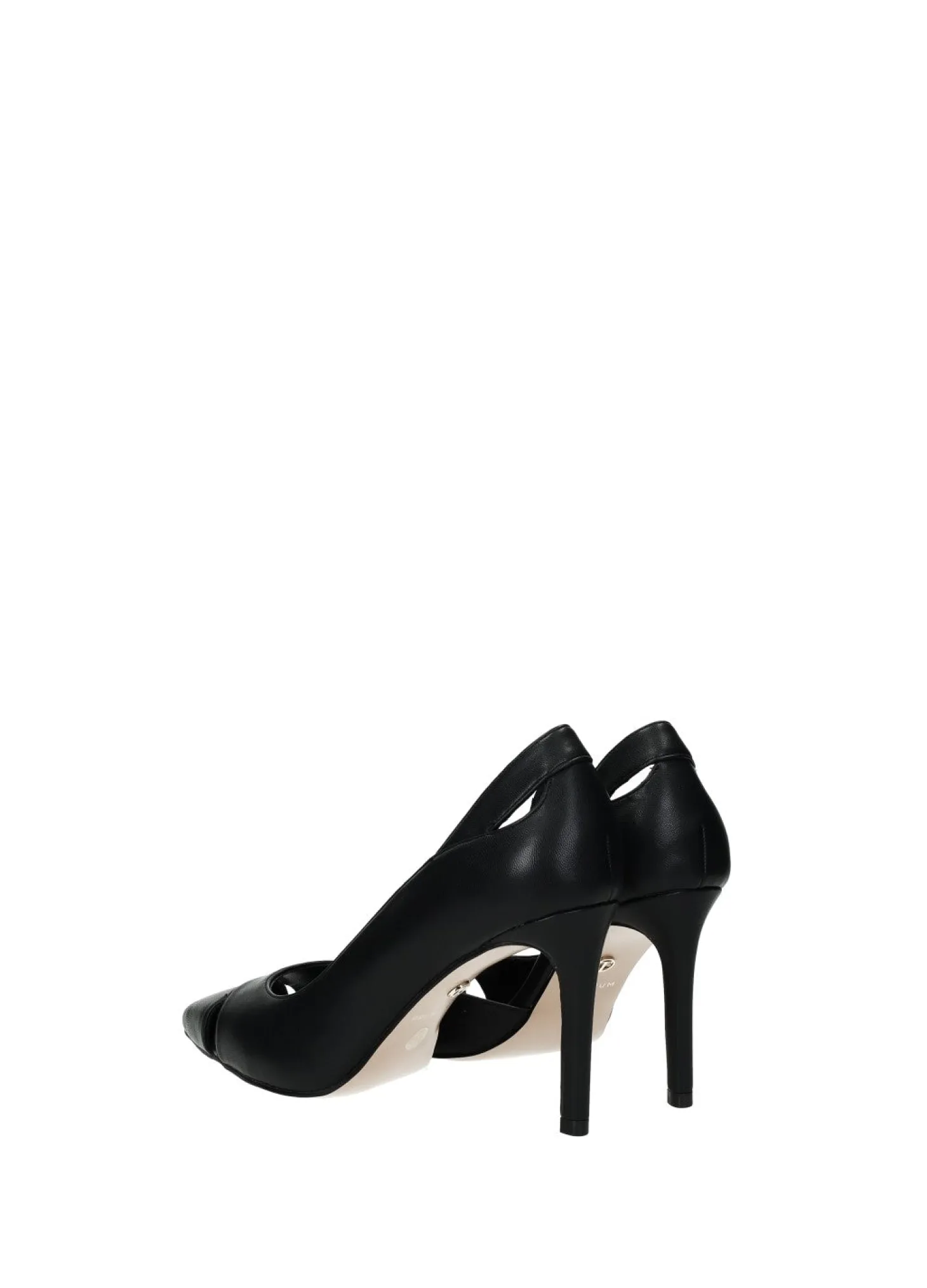 Décolleté con punta a contrasto