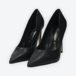 Décolleté con sottopiede in vera pelle.Tacco alto 10cm