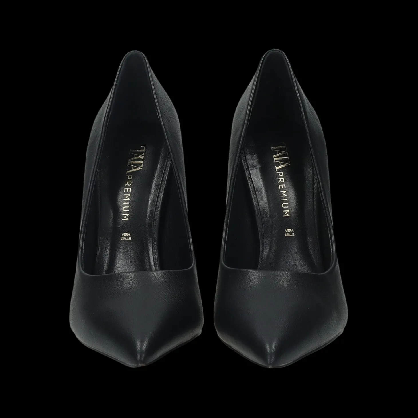 Décolleté con sottopiede in vera pelle.Tacco alto 8 cm