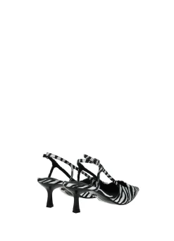 Décolleté con stampa animalier