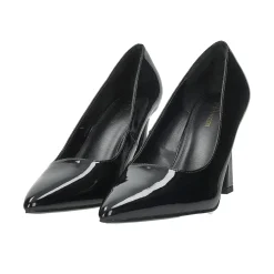 Décolleté con tacco a rocchetto. Tacco alto 9.5cm