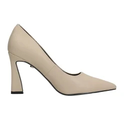 Décolleté con tacco a rocchetto. Tacco alto 9.5cm