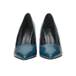 Décolleté con tacco a rocchetto. Tacco alto 9.5cm