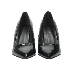 Décolleté con tacco a rocchetto. Tacco alto 9.5cm