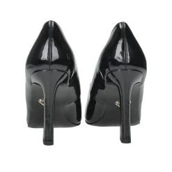 Décolleté con tacco a rocchetto. Tacco alto 9.5cm