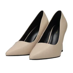 Décolleté con tacco a rocchetto. Tacco alto 9.5cm