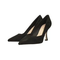 Décolleté in microfibra con tacco a rocchetto alto 9cm