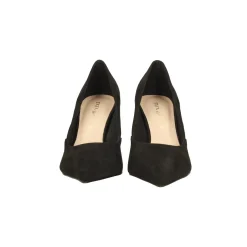 Décolleté in microfibra con tacco a rocchetto alto 9cm