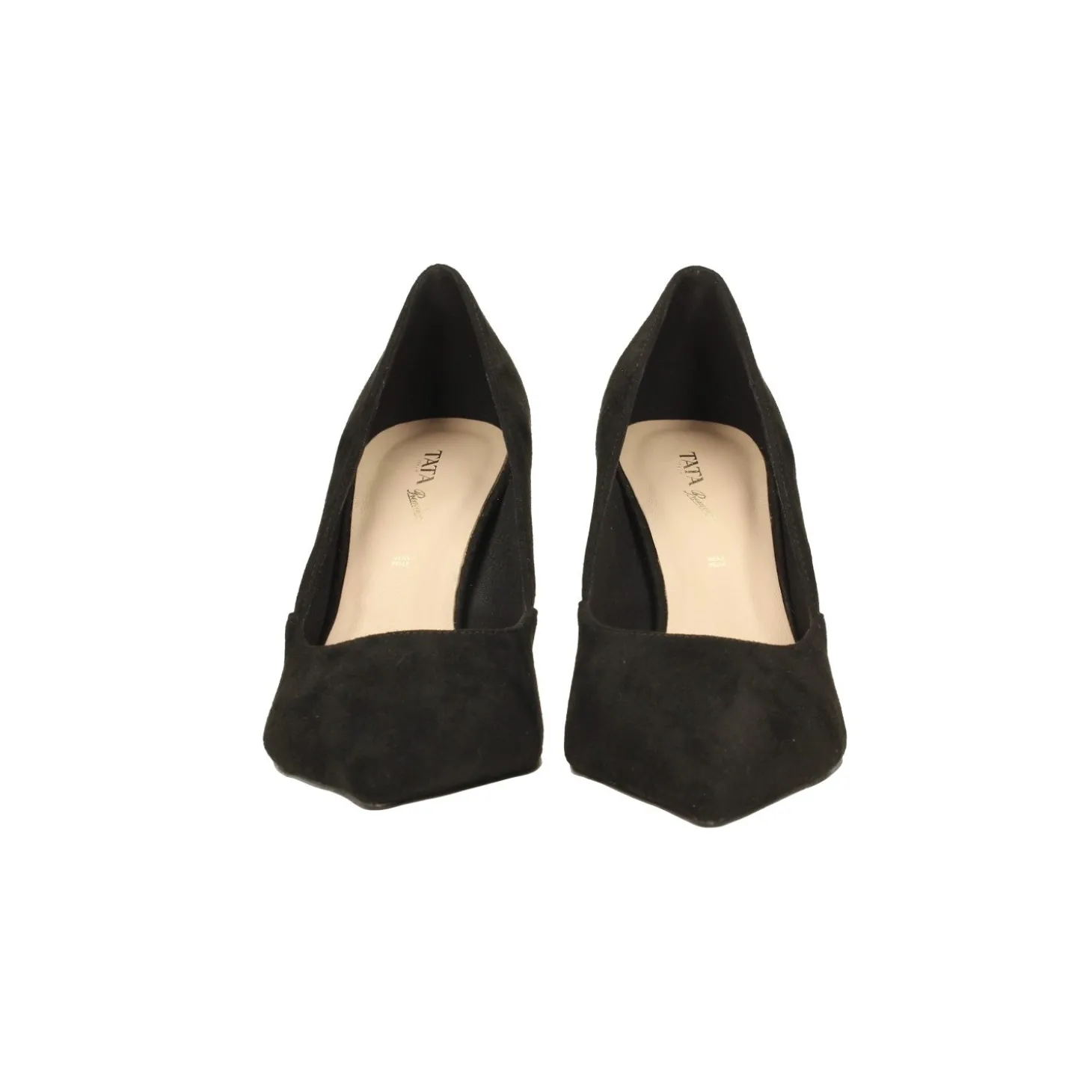 Décolleté in microfibra con tacco a rocchetto alto 9cm