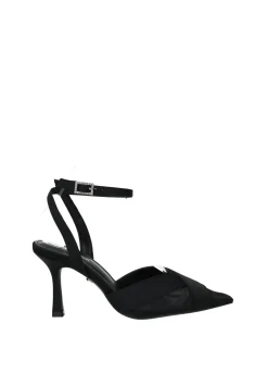 Décolleté in raso e rete