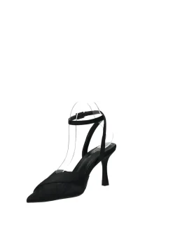 Décolleté in raso e rete