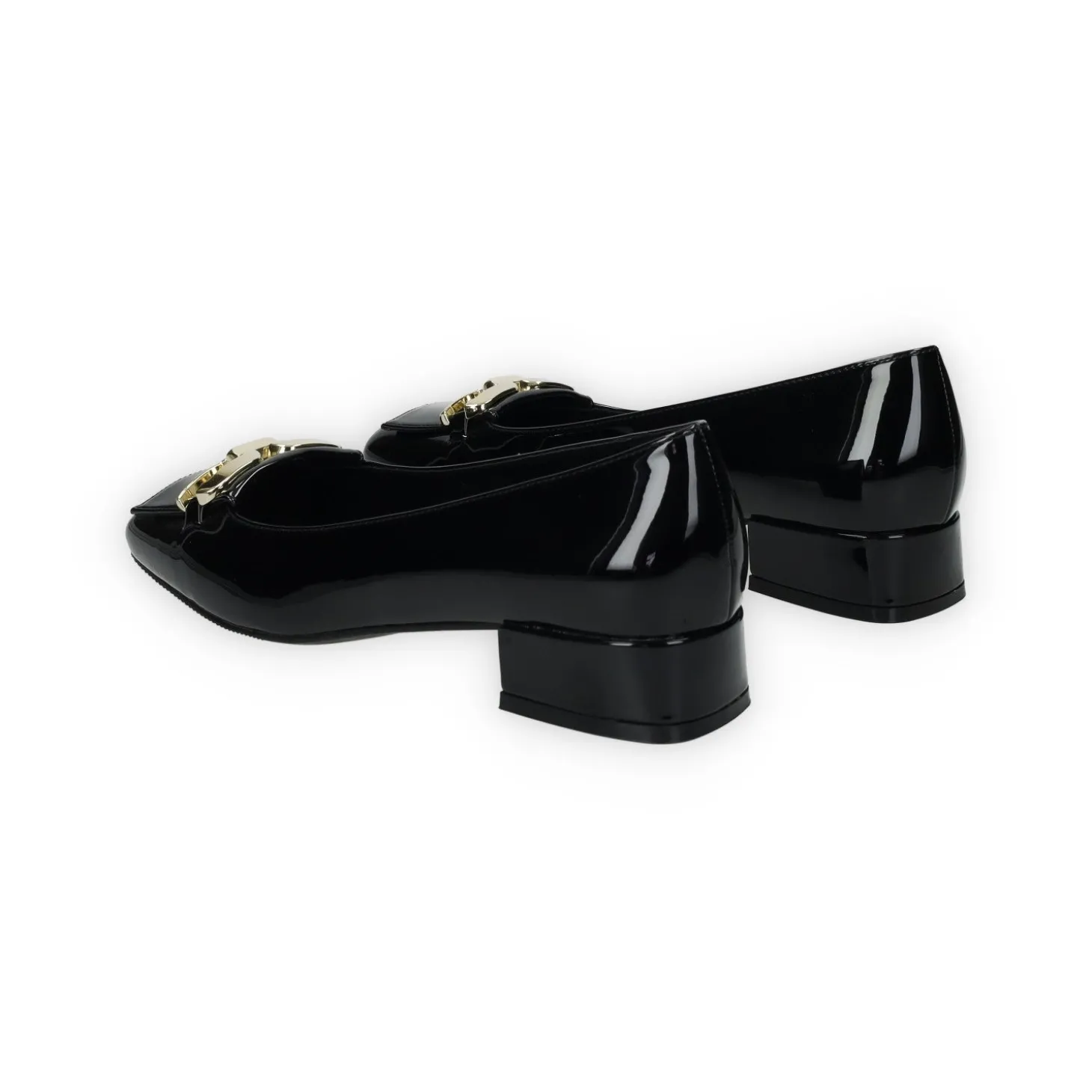 Décolleté in vernice