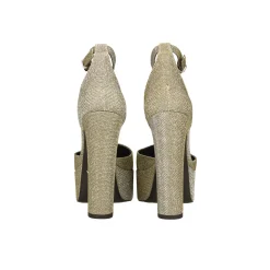 Décolleté platform glitterate. Made in Italy. Tacco alto 14cm