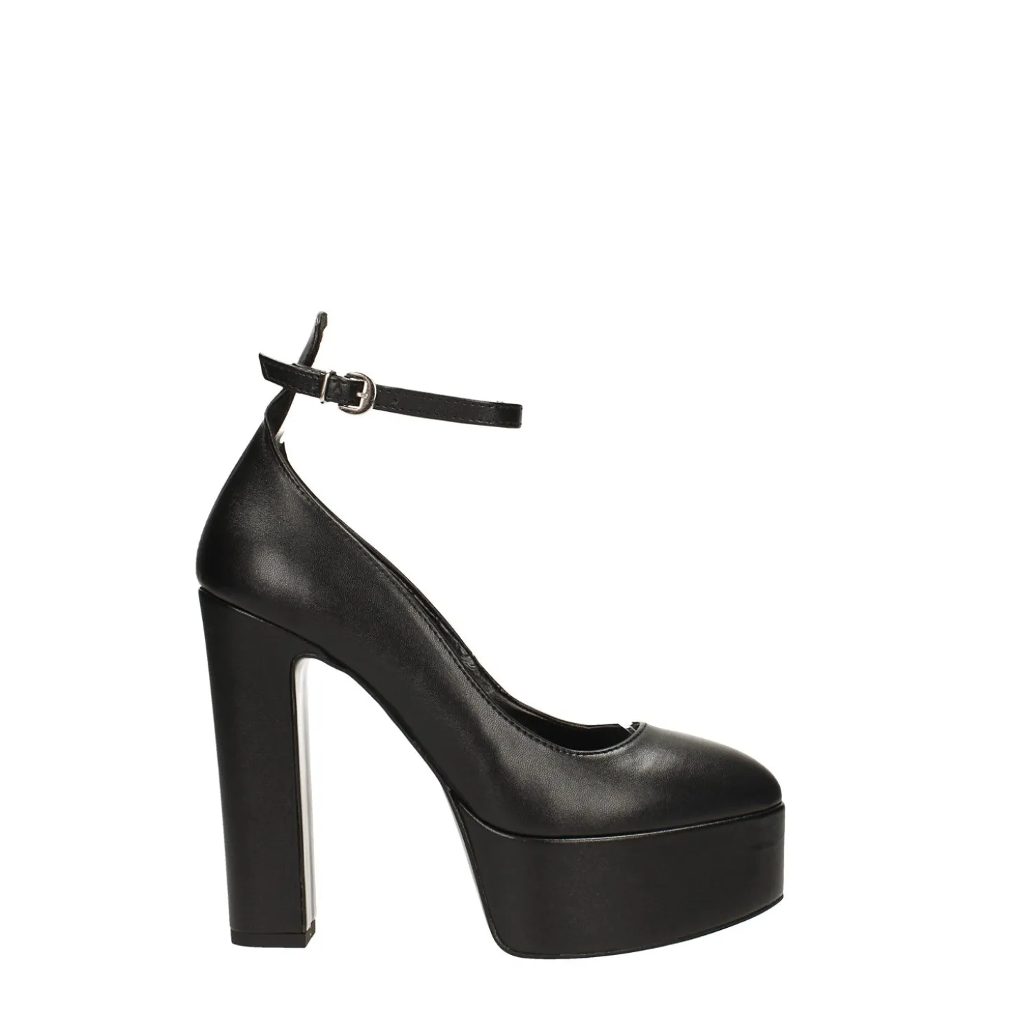 Décolleté platform glitterate. Made in Italy. Tacco alto 13.5cm