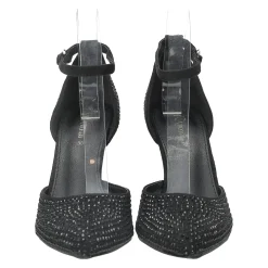 Décolleté ricoperte di strass.Tacco alto 10cm