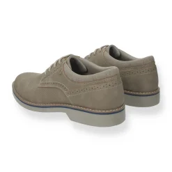 Derby semi brogue.sottopiede in Memory Active