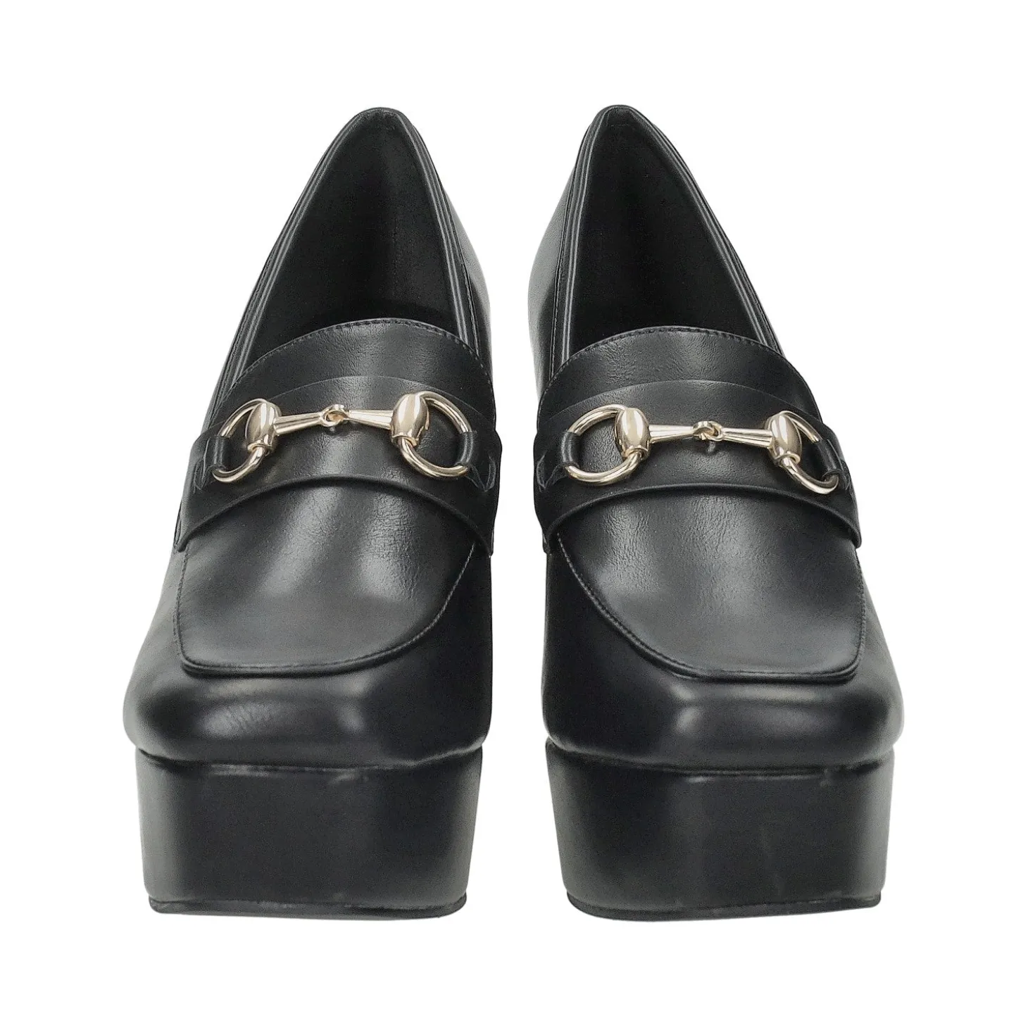 Mocassini con morsetto. Tacco alto 12cm